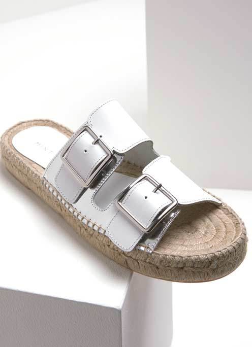 White Leather Sandal